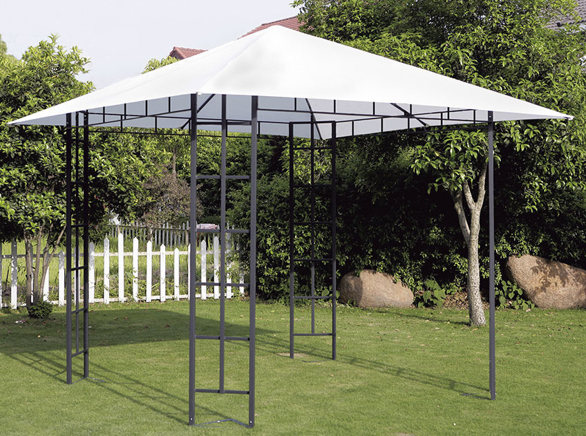 Gazebo dans un jardin