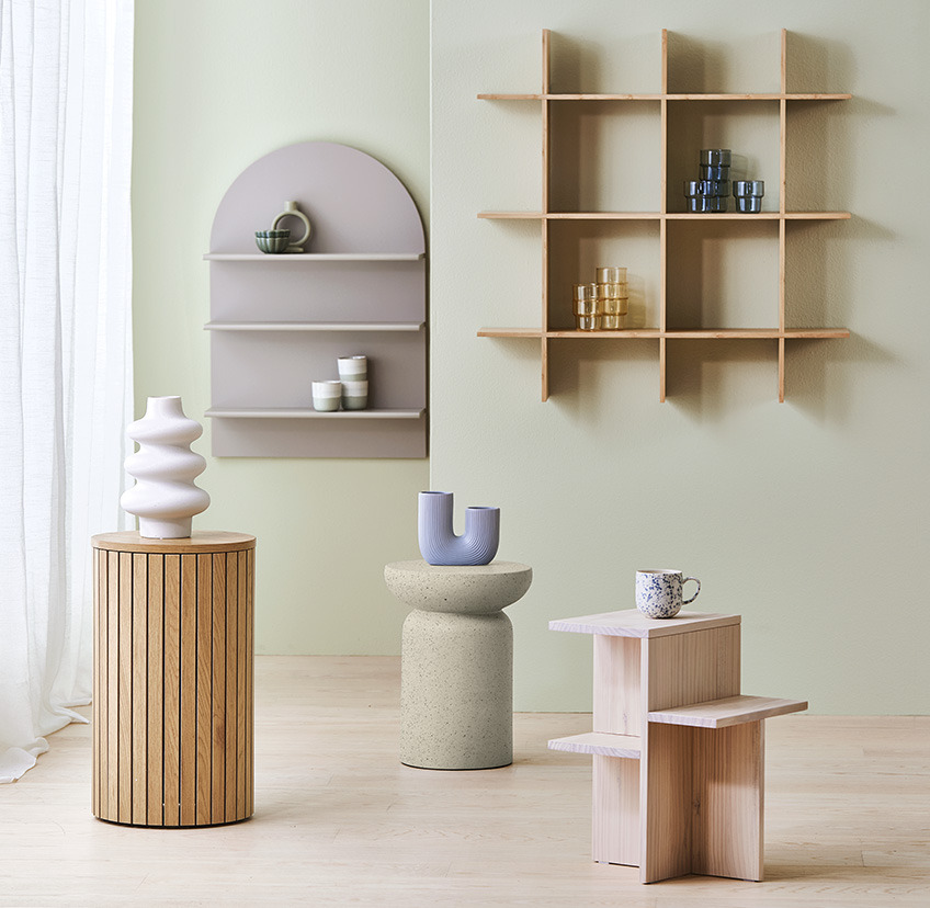 L'intégralité de la nouvelle collection Nordic Mood est disponible à partir du 4 août Sélection de petits meubles et décorations d'intérieur pour rafraîchir votre décoration intérieure