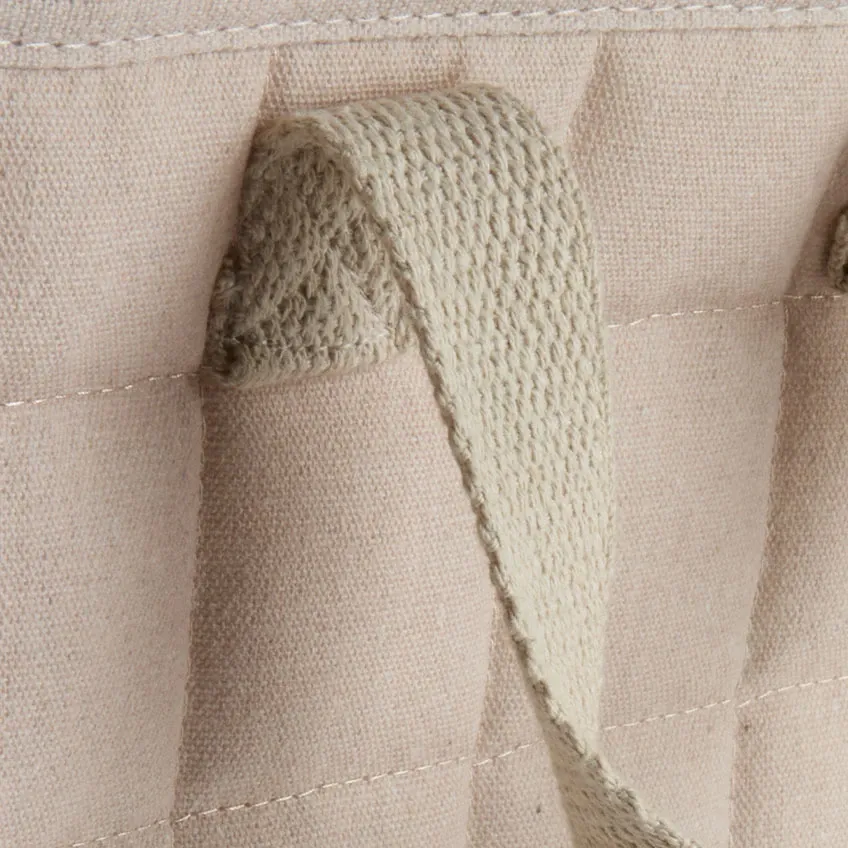 Panier en tissu avec anses