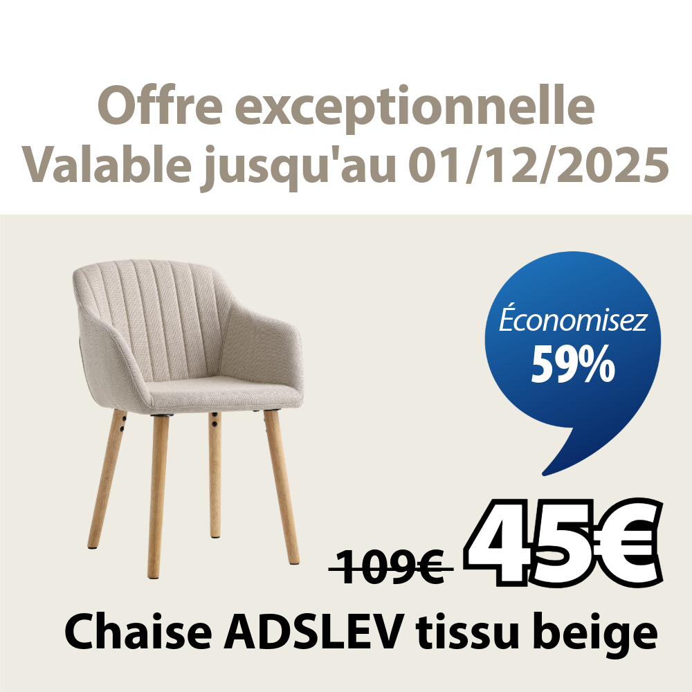 Chaise ADSLEV | Une offre exceptionnelle