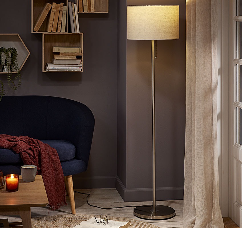 Lampadaire KRISTOF Lampadaire beige